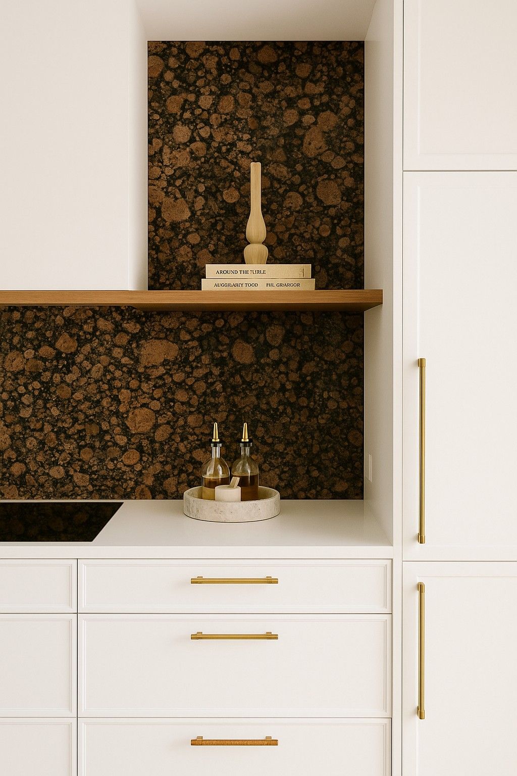 Plan de travail marron en granit Baltic Brown