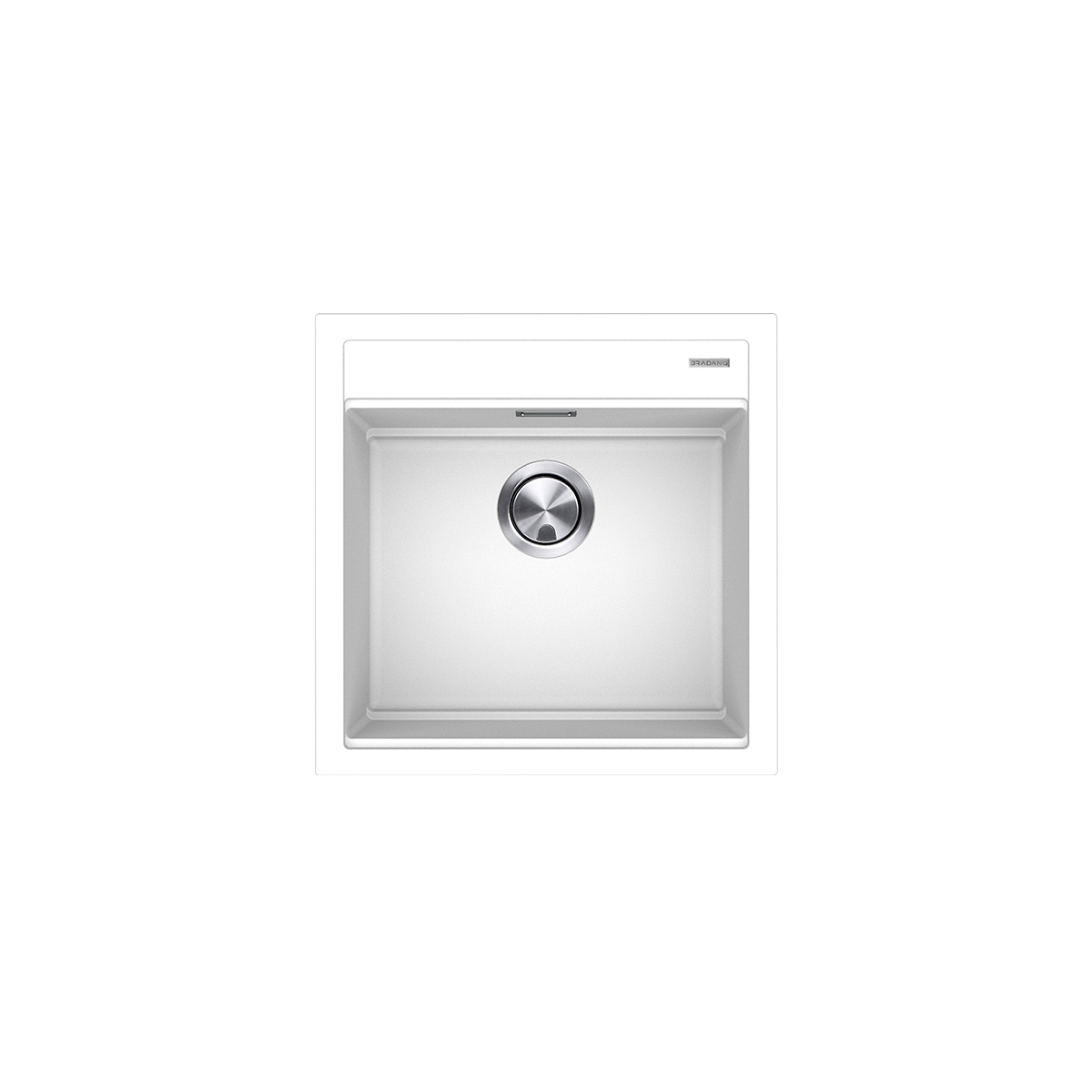 Accessoire Évier pour plan de travail - Bradanit 45 Blanc