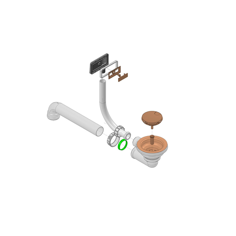 Echantillon d'image de l'accessoire : Kit Bonde trop plein rectangle 67 Cuivre