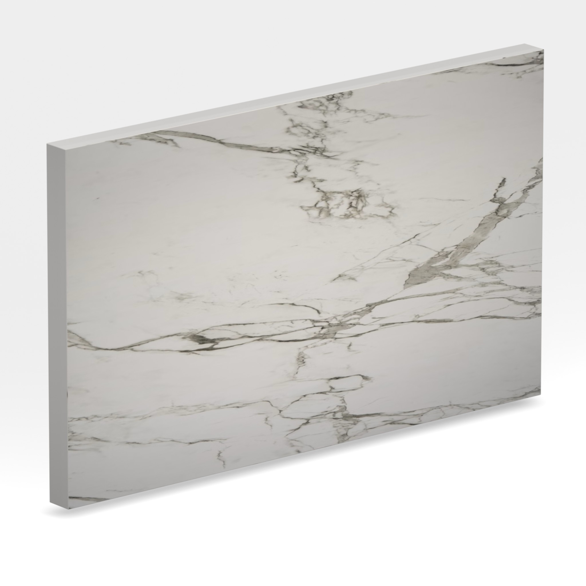 Rendu 3D de la tranche du coloris Aura 22 en Ceramique Dekton
