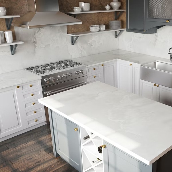 Réalisation n°1 du plan de travail Helena en Ceramique Dekton