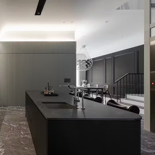Réalisation n°4 du plan de travail Laos en Ceramique Dekton