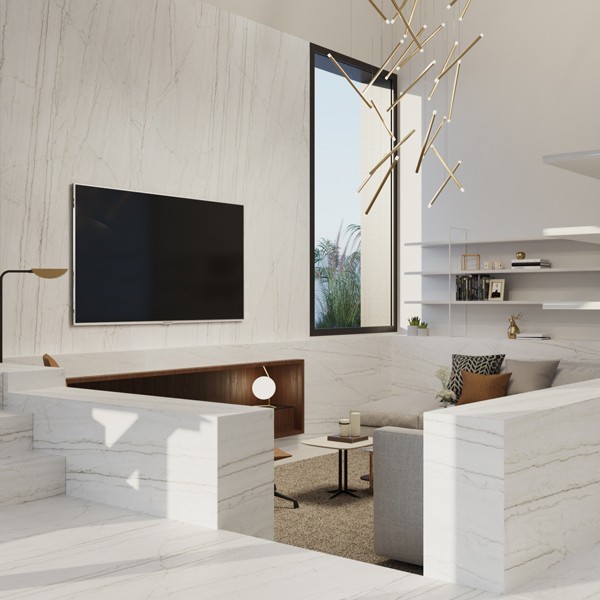 Réalisation n°6 du plan de travail Neural en Ceramique Dekton