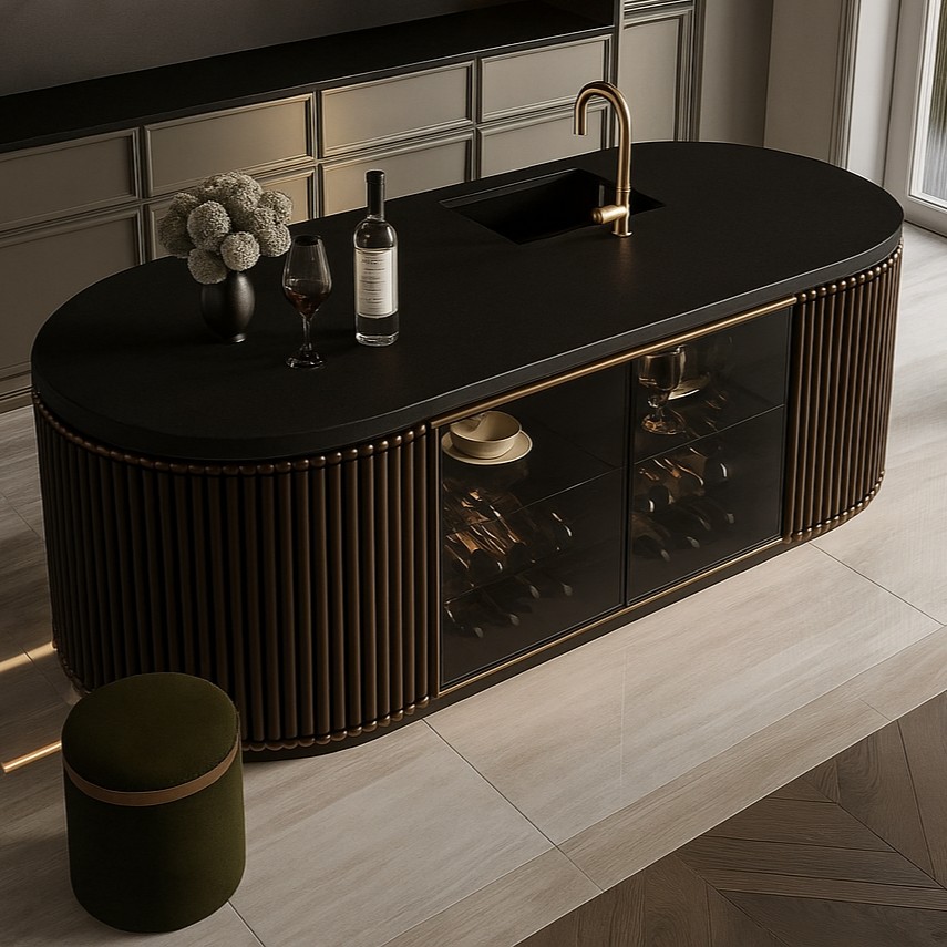 Réalisation n°1 du plan de travail Sirius en Ceramique Dekton