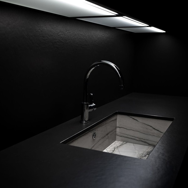Réalisation n°6 du plan de travail Sirius en Ceramique Dekton