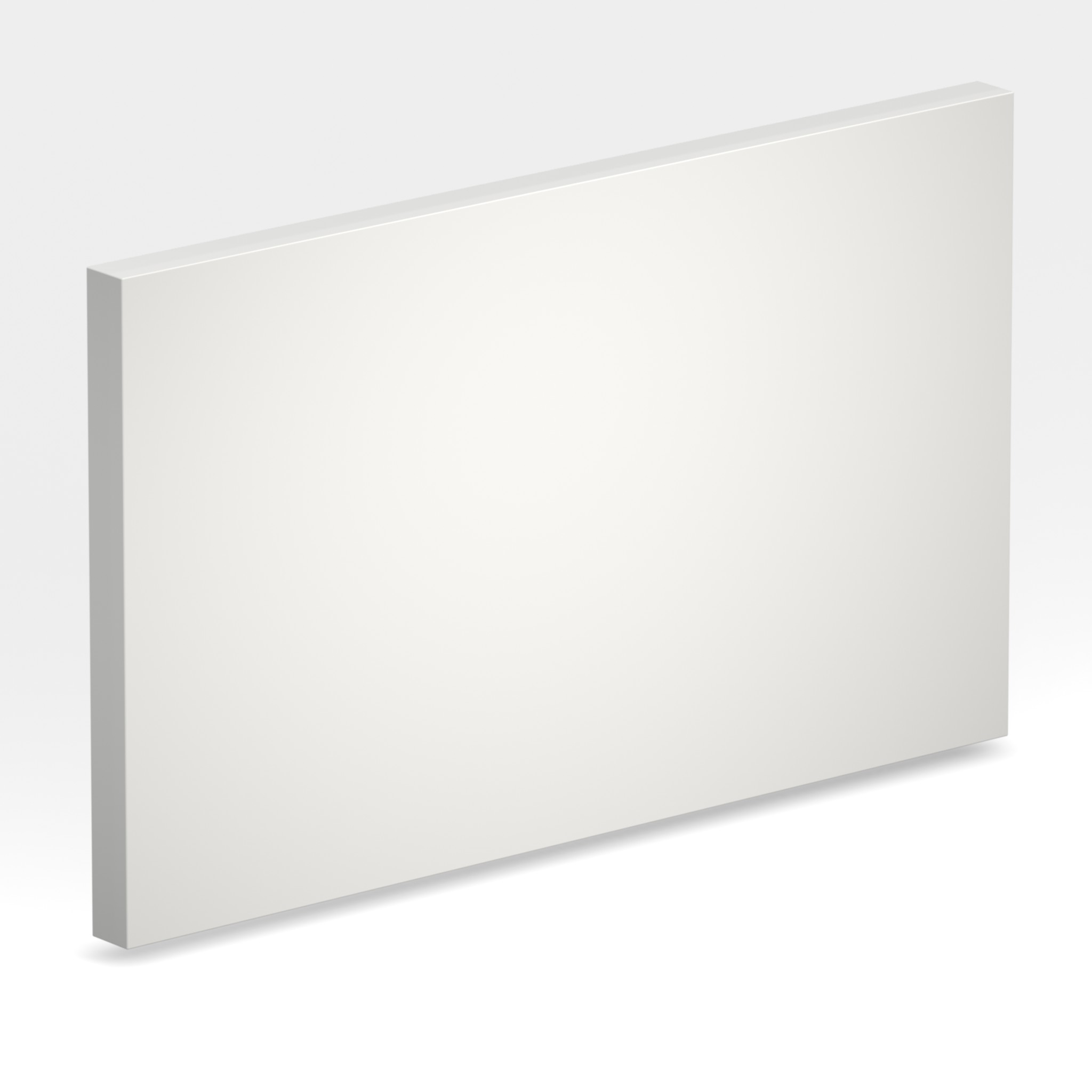 Rendu 3D de la tranche du coloris Arctic White en Ceramique Neolith The Size