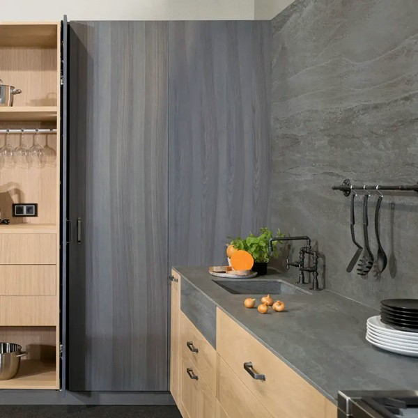 Réalisation n°4 du plan de travail Aspen Grey en Ceramique Neolith The Size