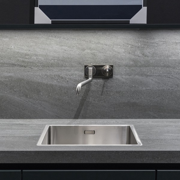Réalisation n°6 du plan de travail Aspen Grey en Ceramique Neolith The Size
