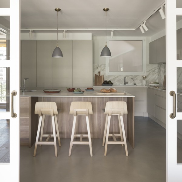 Réalisation n°9 du plan de travail Calacatta Gold en Ceramique Neolith The Size