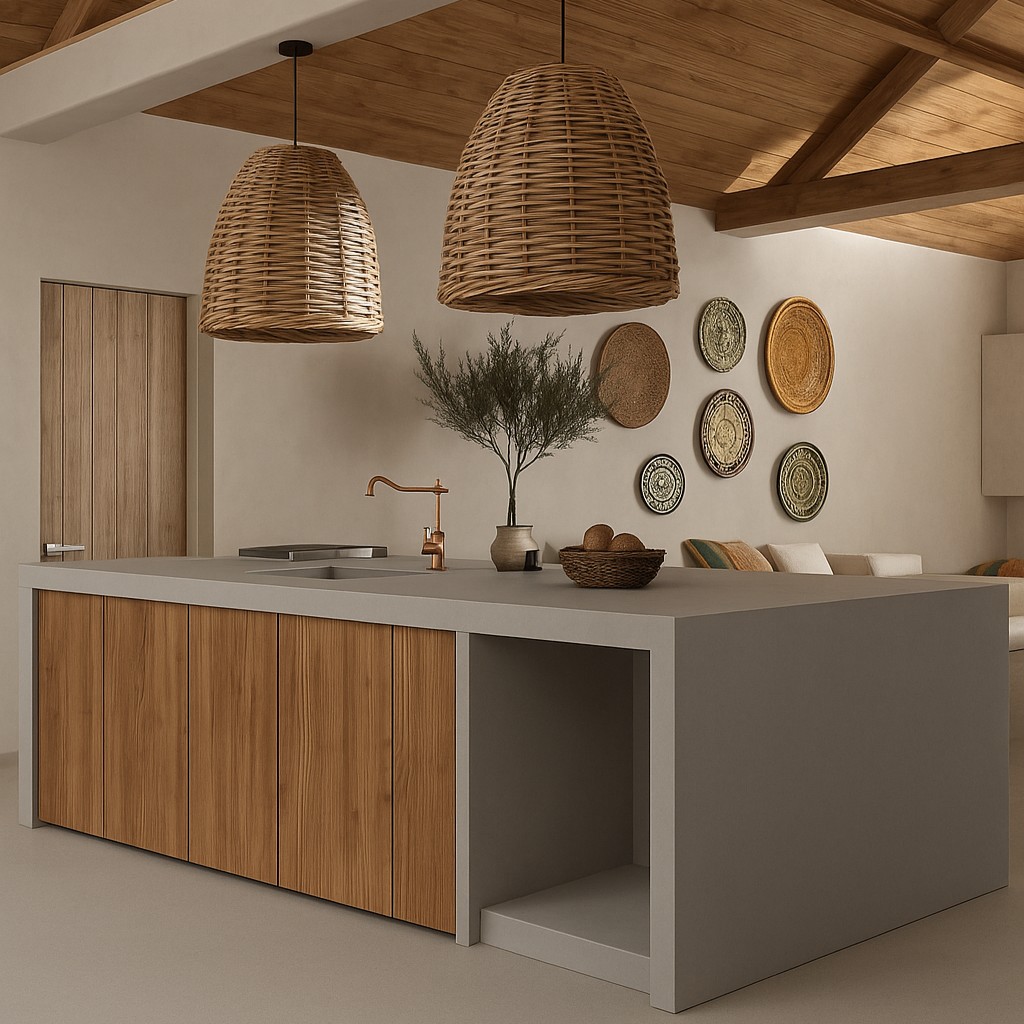 Réalisation n°2 du plan de travail Cement en Ceramique Neolith The Size