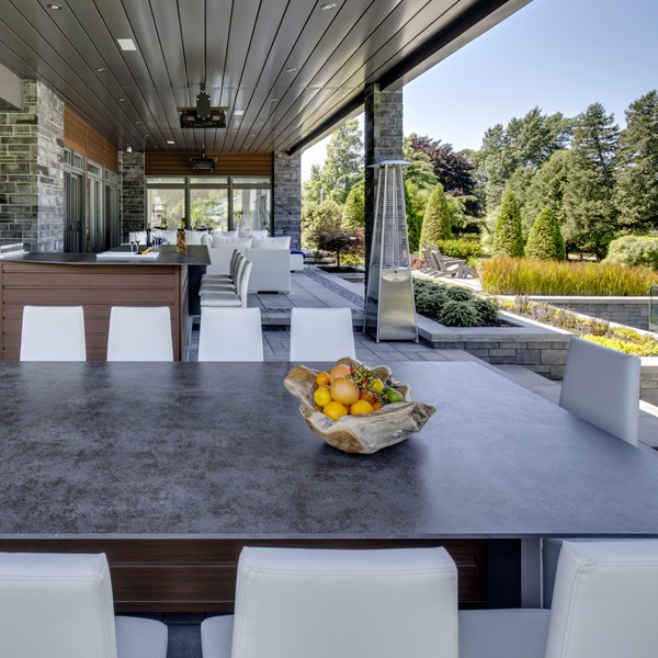 Réalisation n°5 du plan de travail Iron Grey en Ceramique Neolith The Size