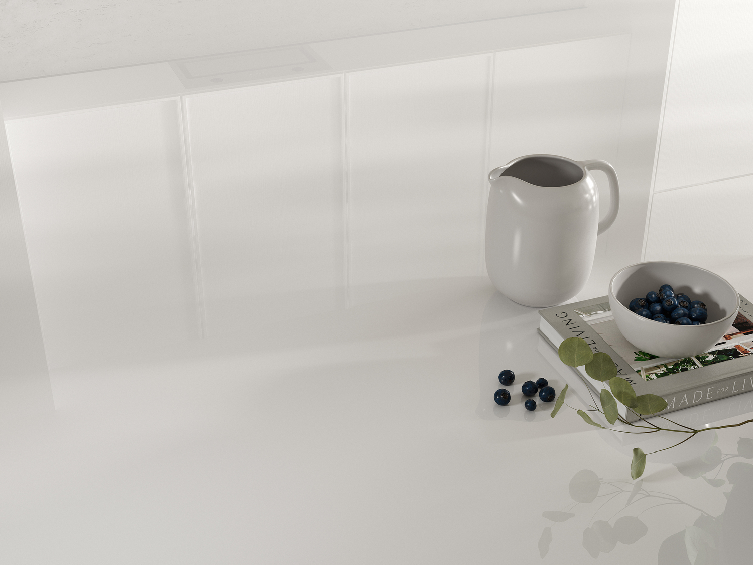 Réalisation n°2 du plan de travail Lux en Ceramique Neolith The Size
