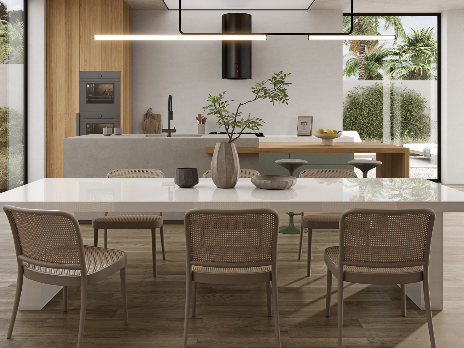 Réalisation n°4 du plan de travail Lux en Ceramique Neolith The Size