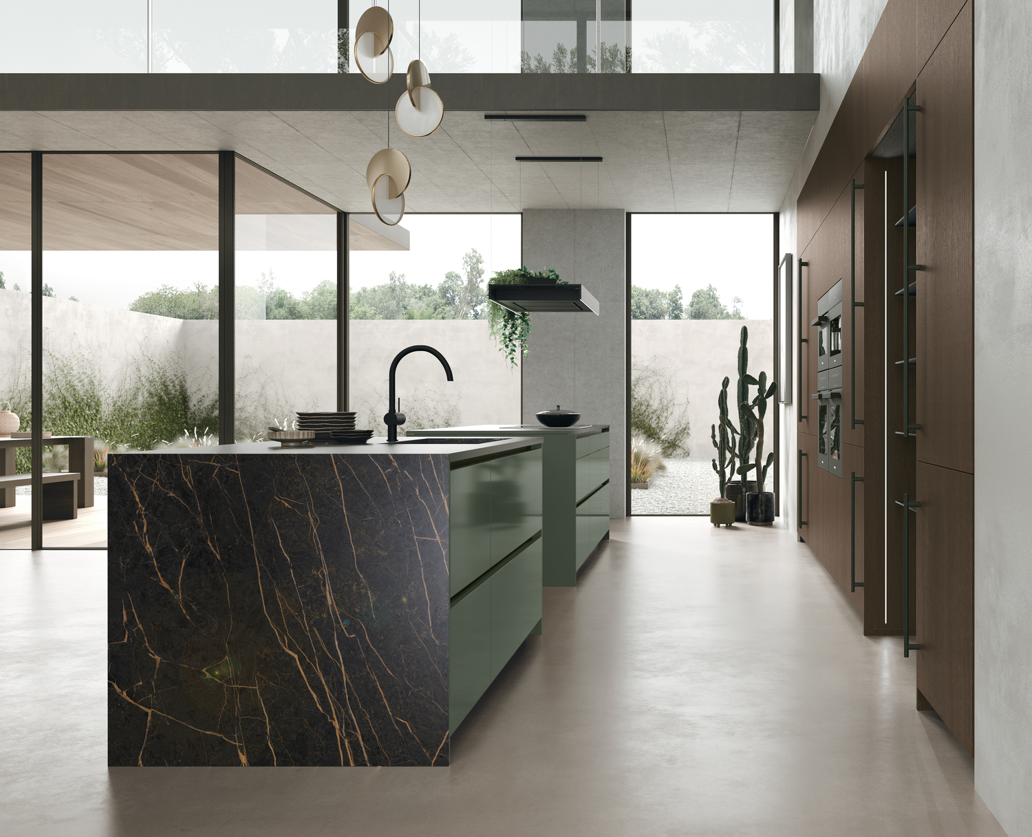 Réalisation n°5 du plan de travail Mamba en Ceramique Neolith The Size