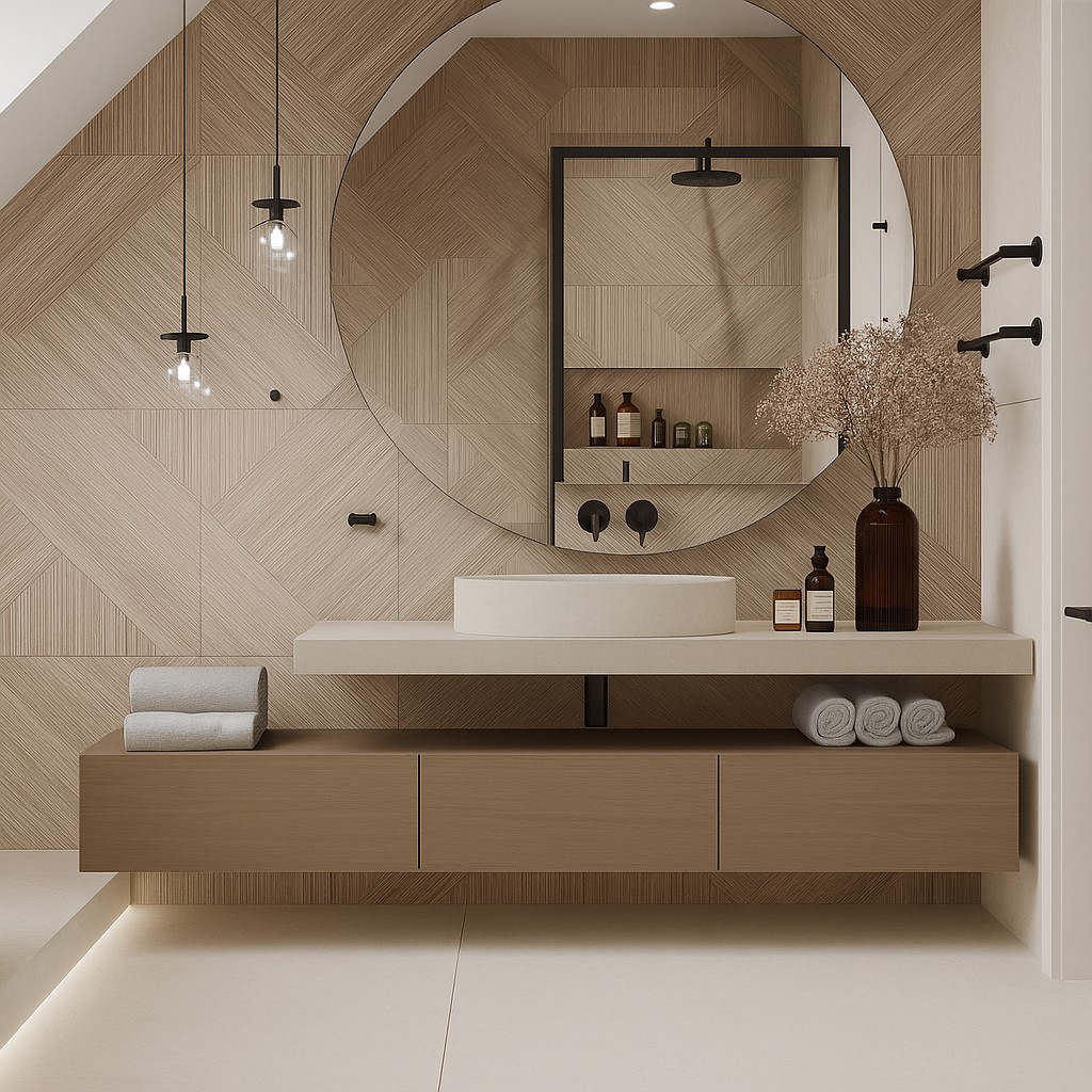 Réalisation n°2 du plan de travail Pietra di Osso en Ceramique Neolith The Size