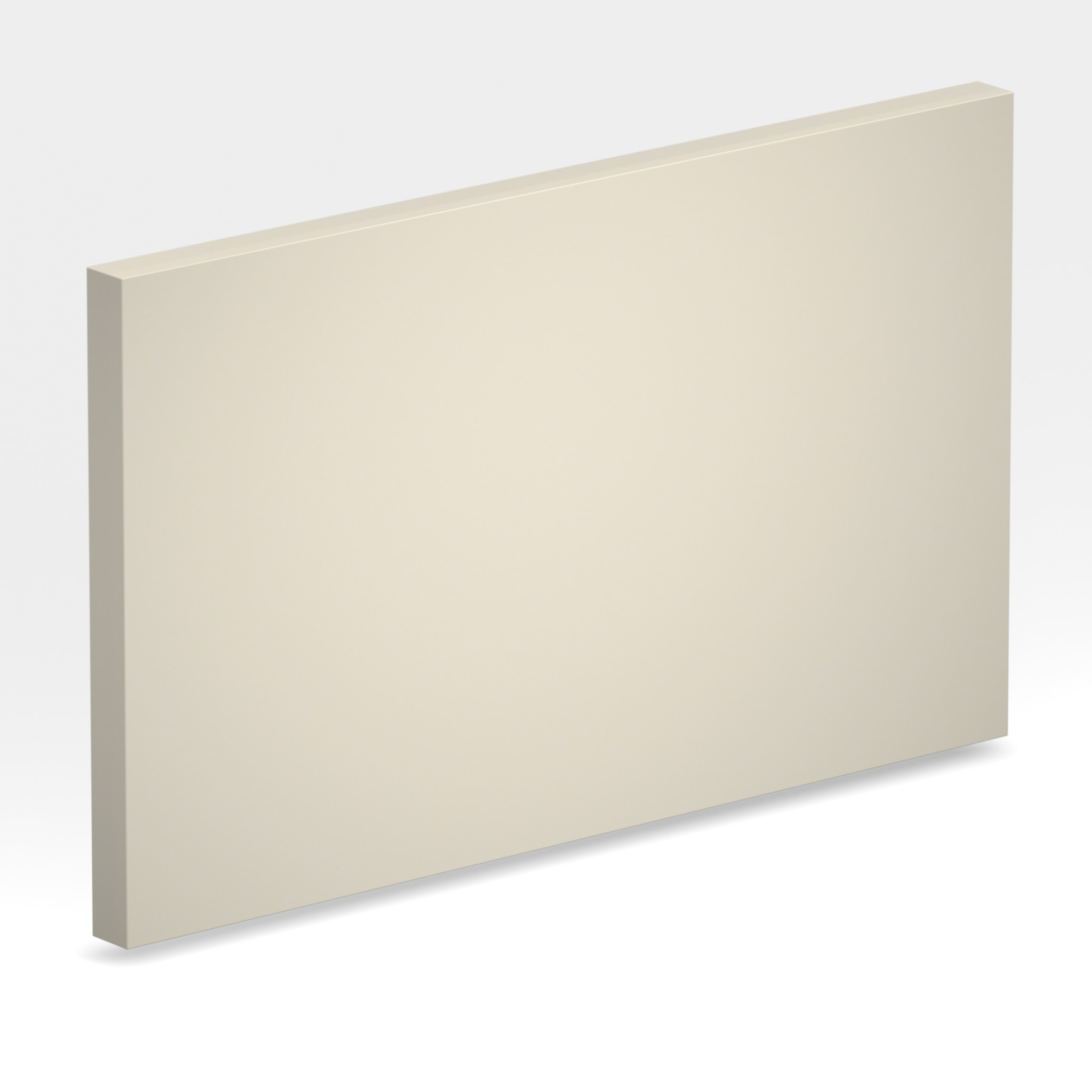 Rendu 3D de la tranche du coloris Bisque en Resine Corian
