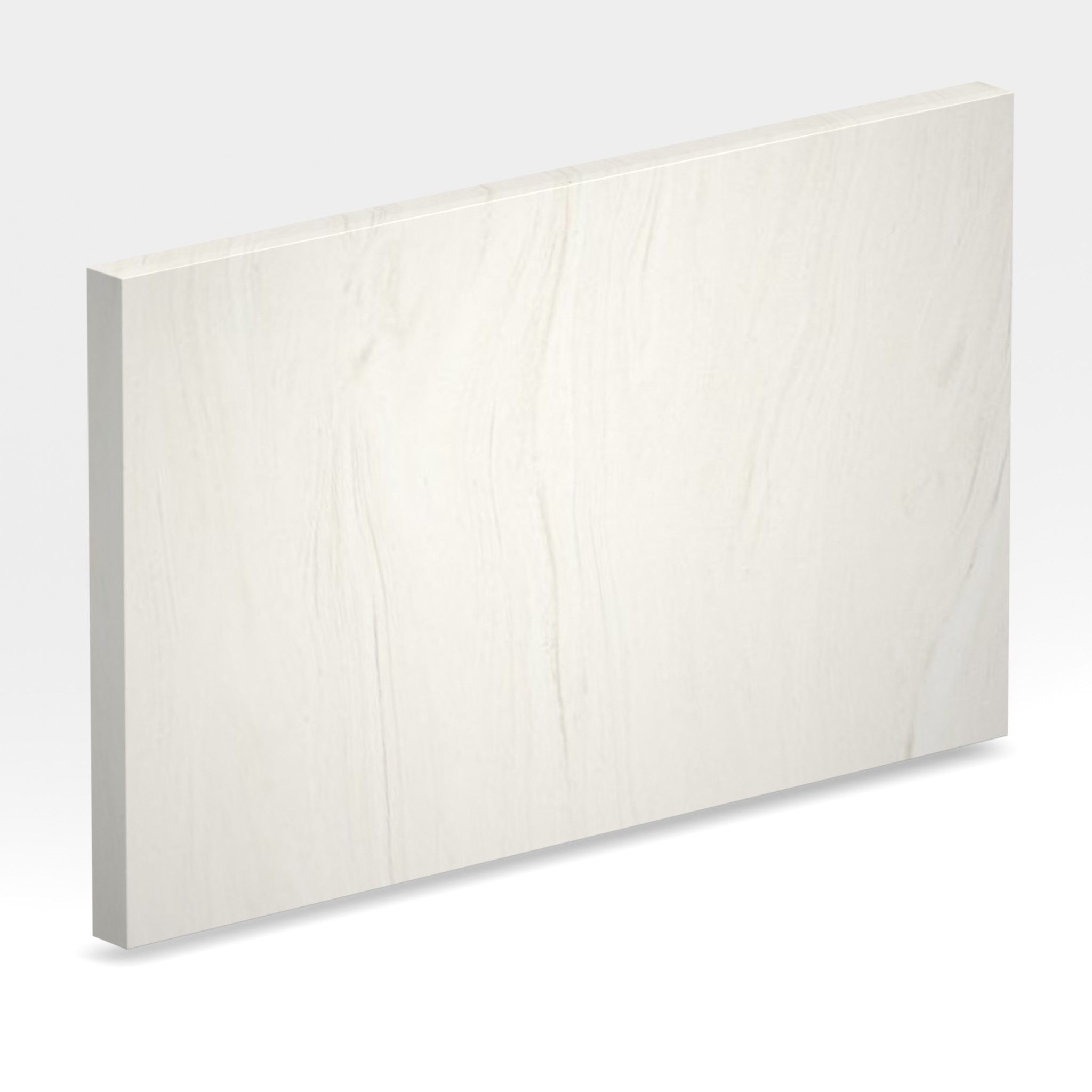 Rendu 3D de la tranche du coloris Cirrus White en Resine Corian
