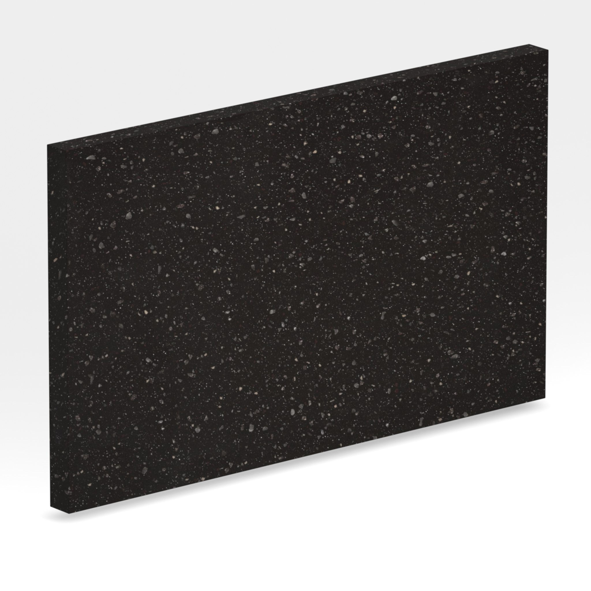 Rendu 3D de la tranche du coloris Deep Storm en Resine Corian