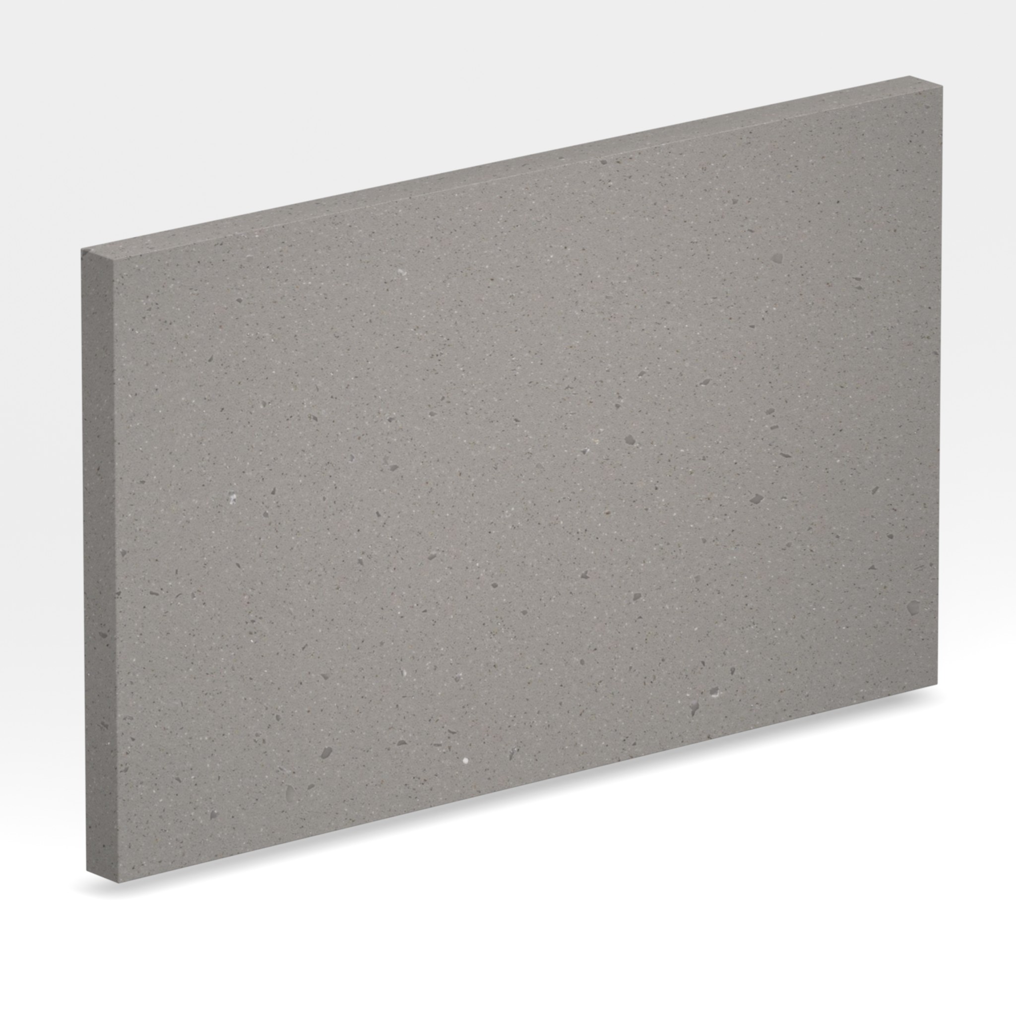 Rendu 3D de la tranche du coloris Dove en Resine Corian