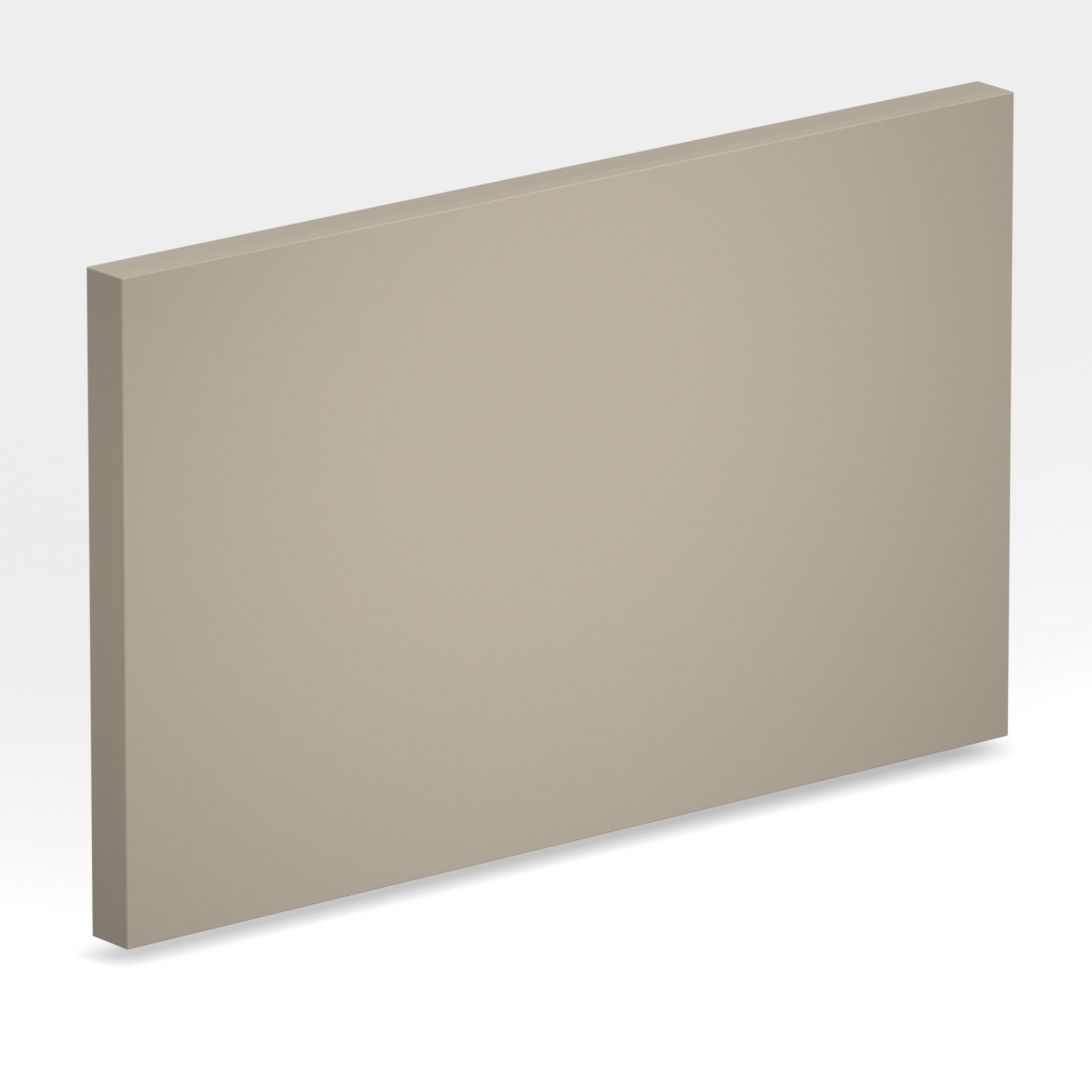 Rendu 3D de la tranche du coloris Elegant Gray en Resine Corian