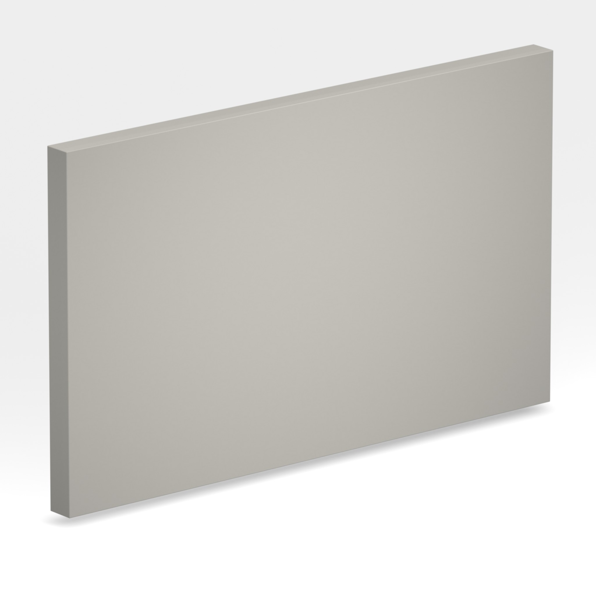 Rendu 3D de la tranche du coloris Pearl Gray en Resine Corian