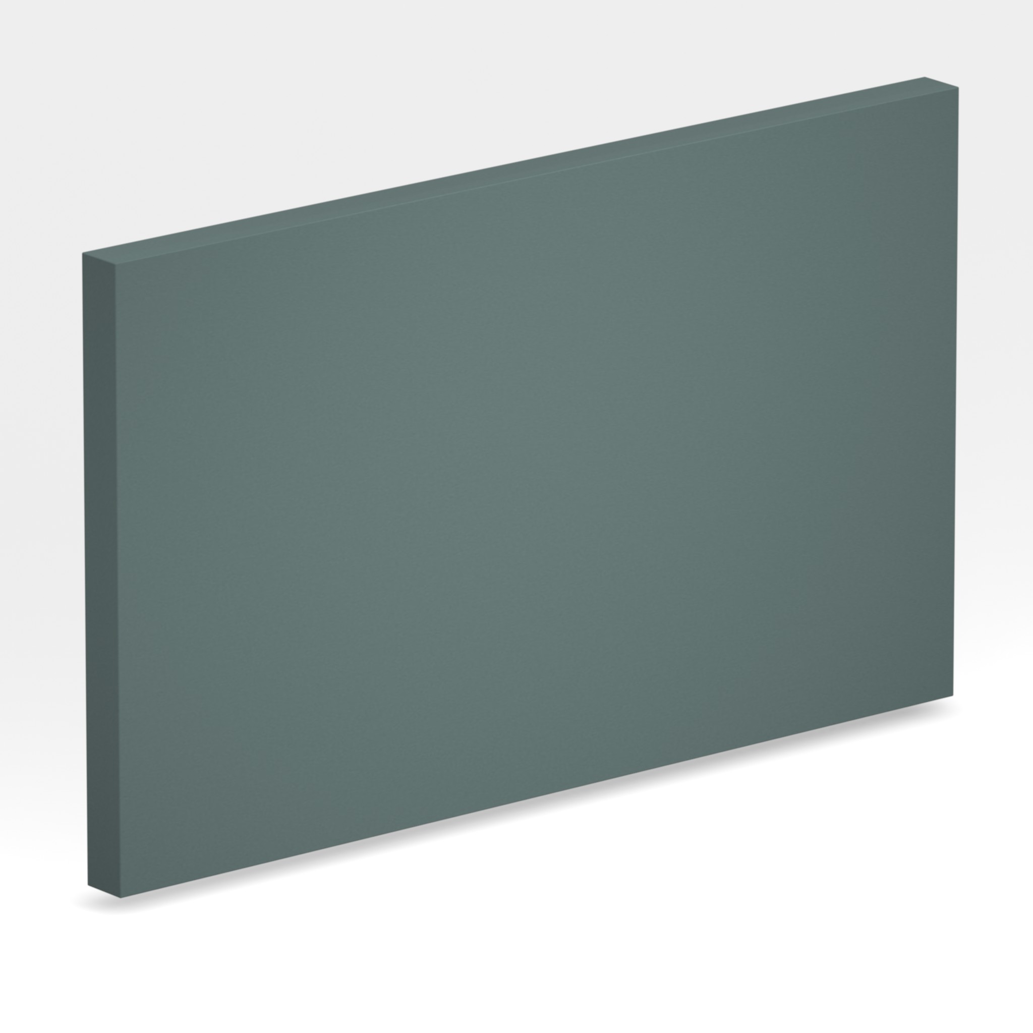 Rendu 3D de la tranche du coloris Verdant en Resine Corian