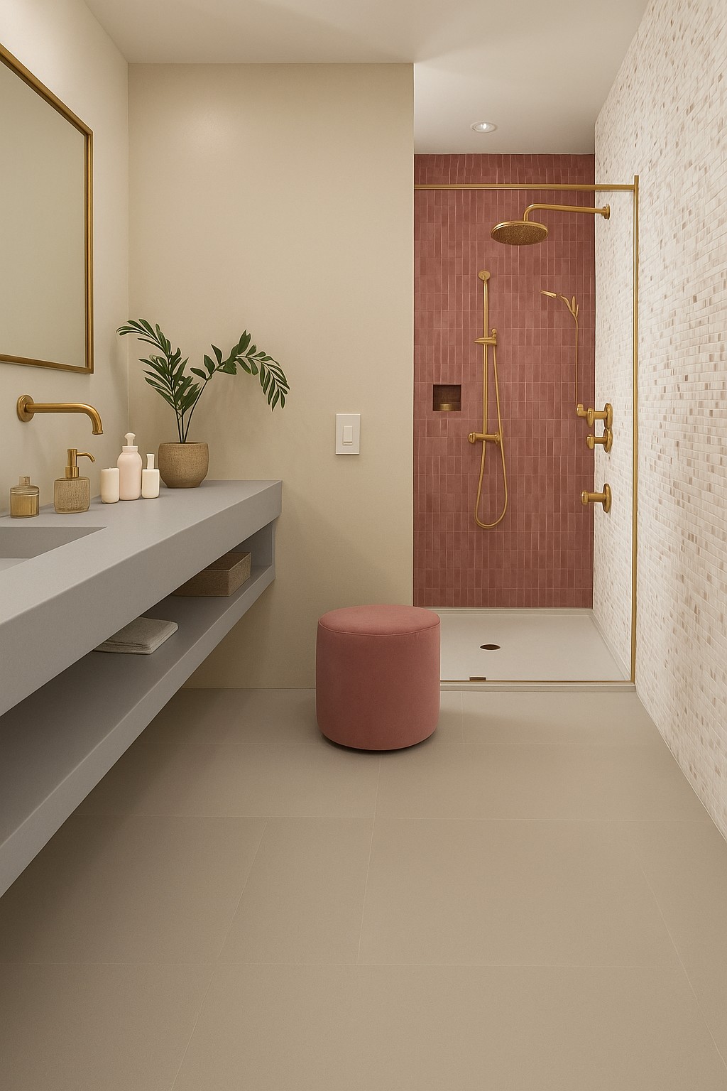 Réalisation n°2 du plan de travail Pearl Gray en Resine Corian