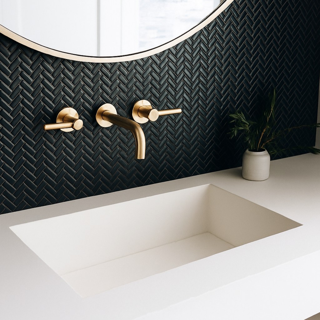Réalisation n°3 du plan de travail Salt en Resine Corian