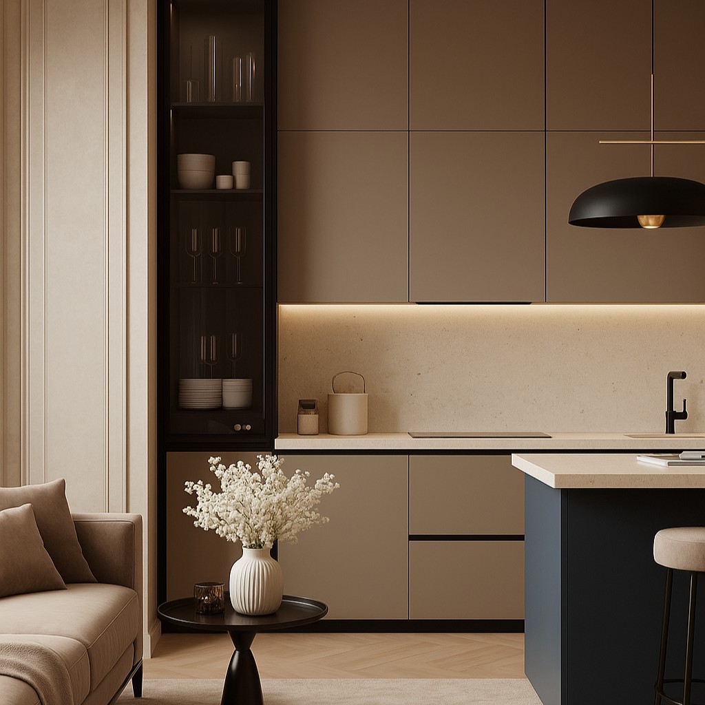 Réalisation n°2 du plan de travail Savannah en Resine Corian