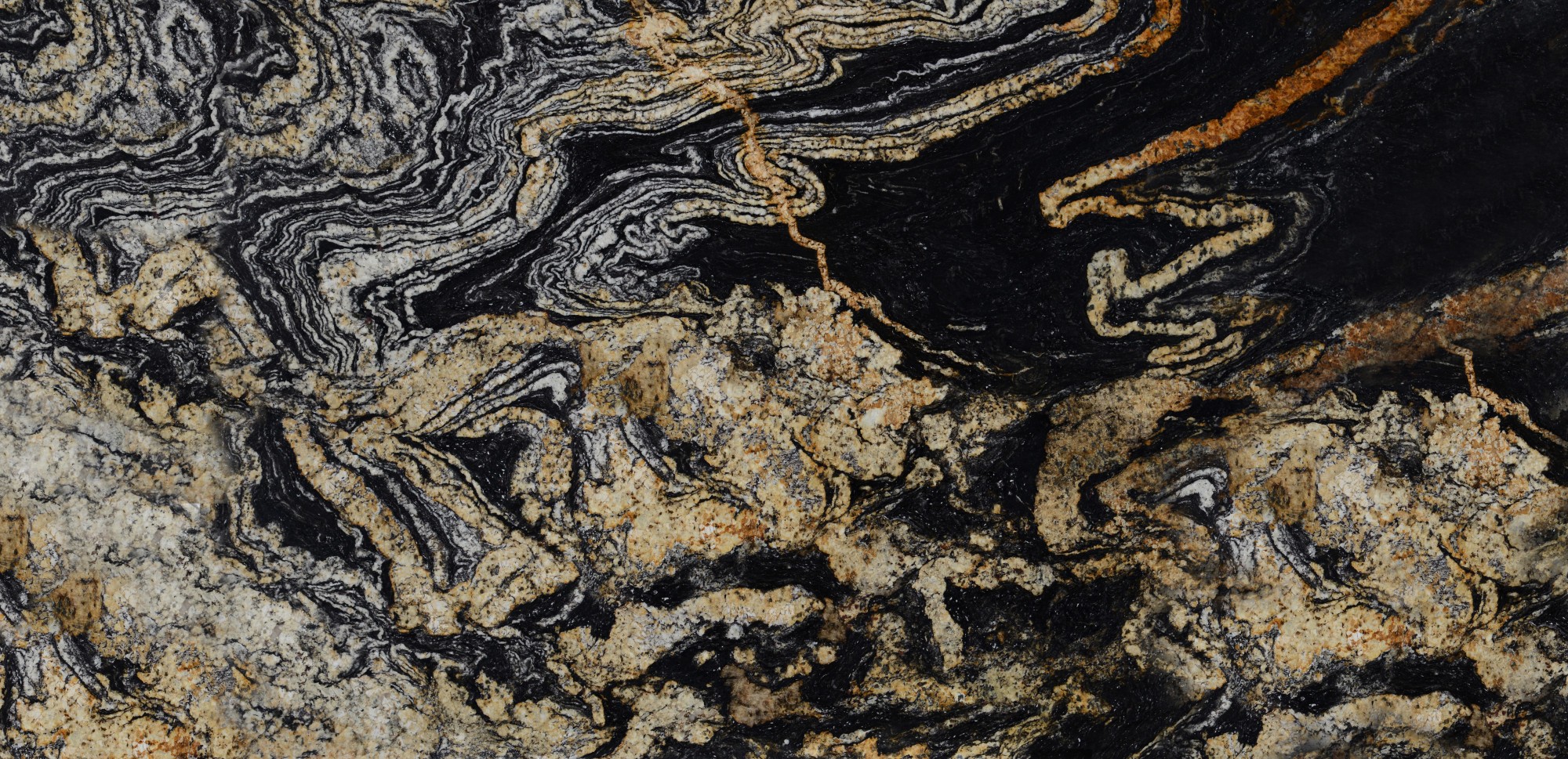 Épaisseur et finition de tranche du coloris Orinoco en Granit Sensa