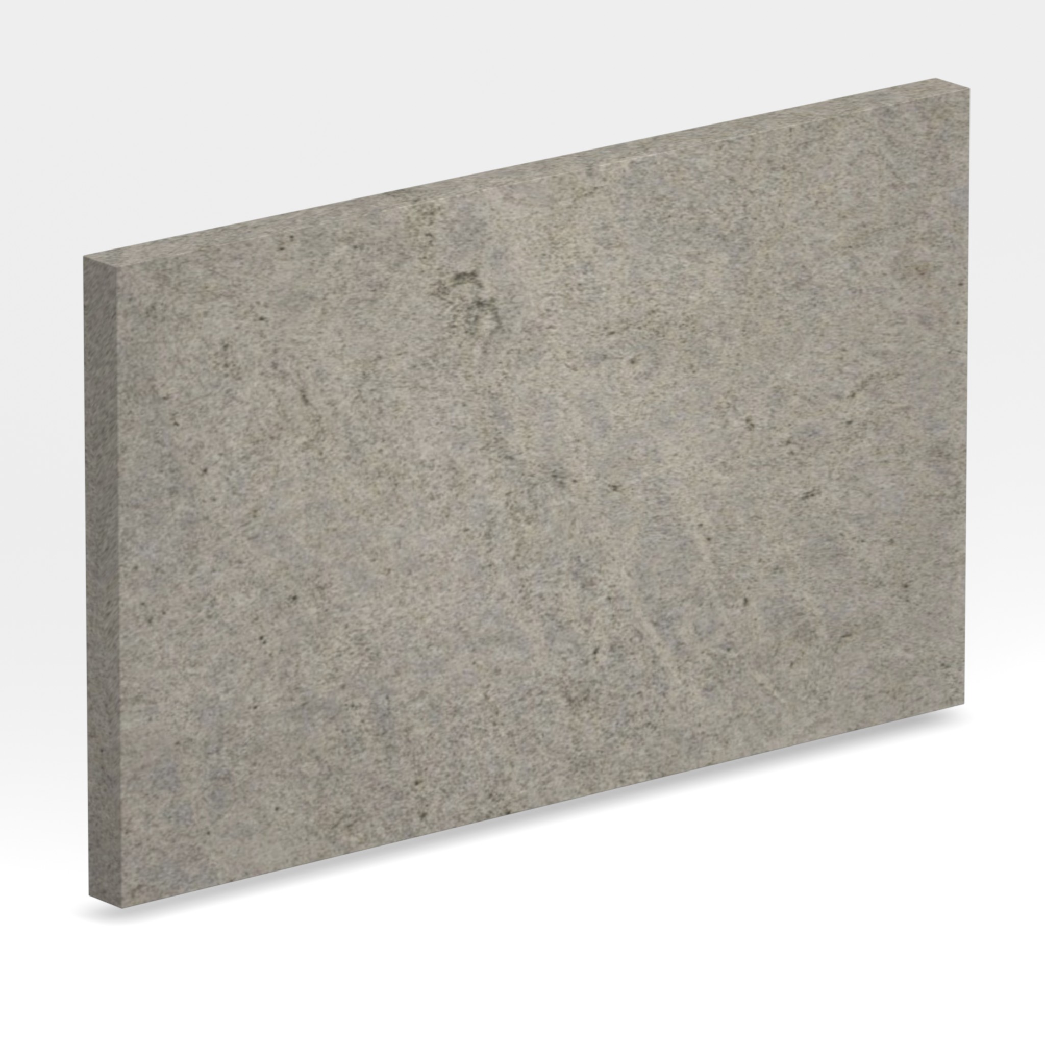 Rendu 3D de la tranche du coloris Kashmir White en Granit