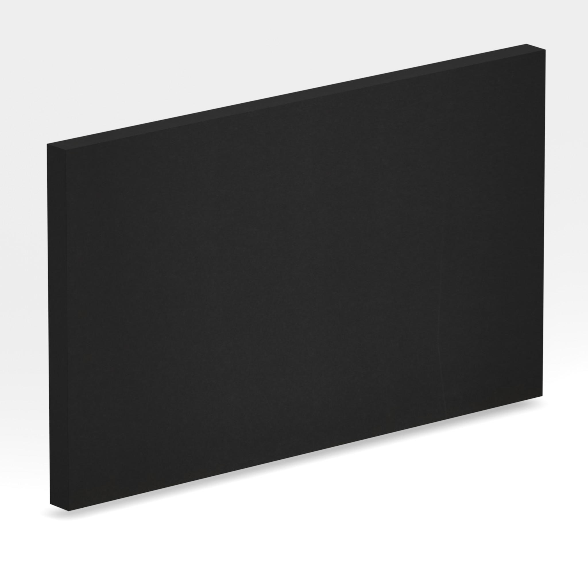 Rendu 3D de la tranche du coloris Noir Zimbabwe Extra Black en Granit