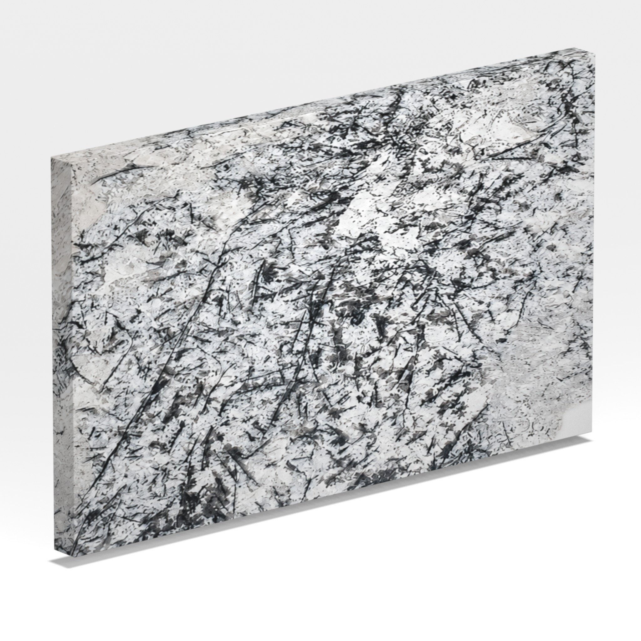 Rendu 3D de la tranche du coloris White Orion en Quartzite