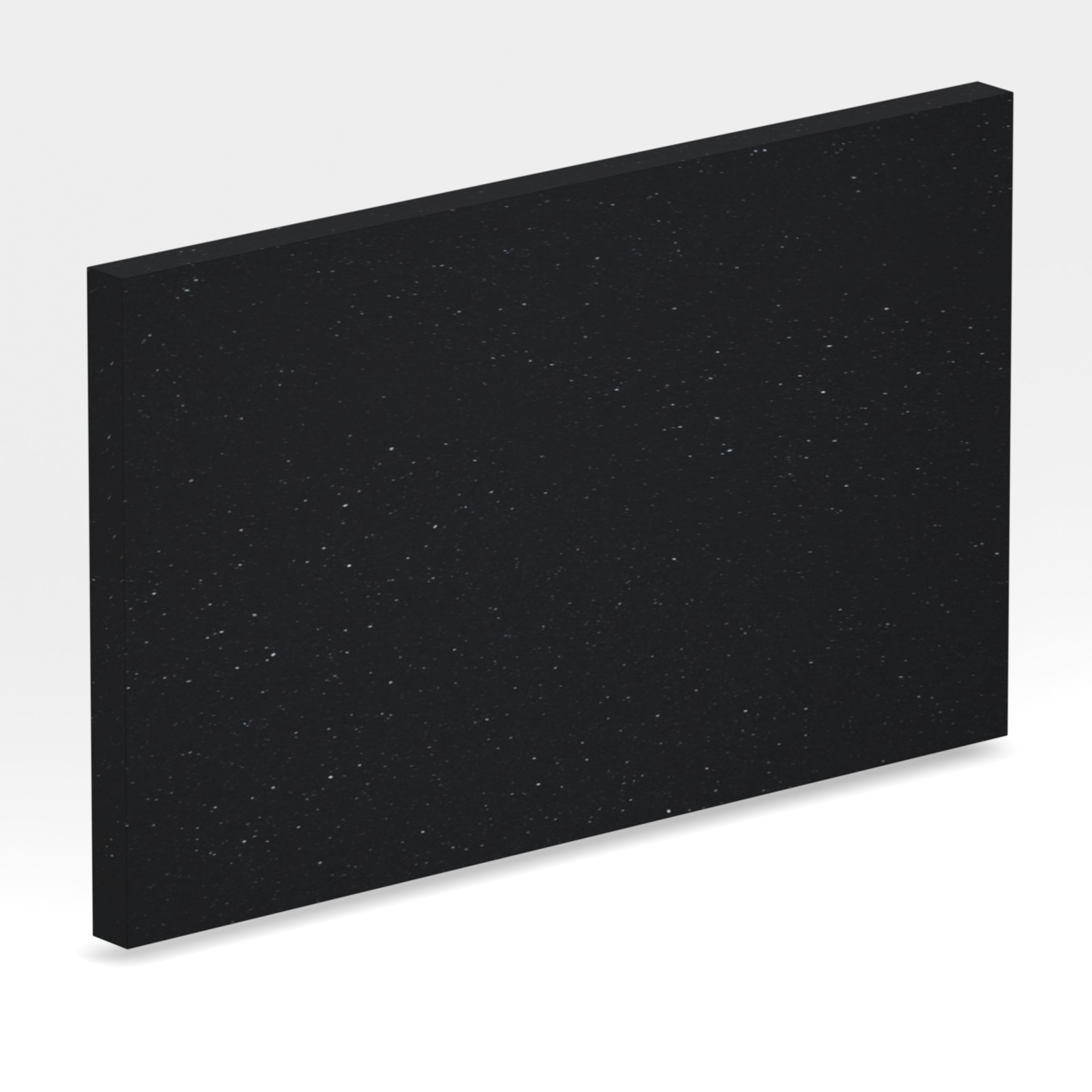 Rendu 3D de la tranche du coloris Nocturno en Quartz Compac