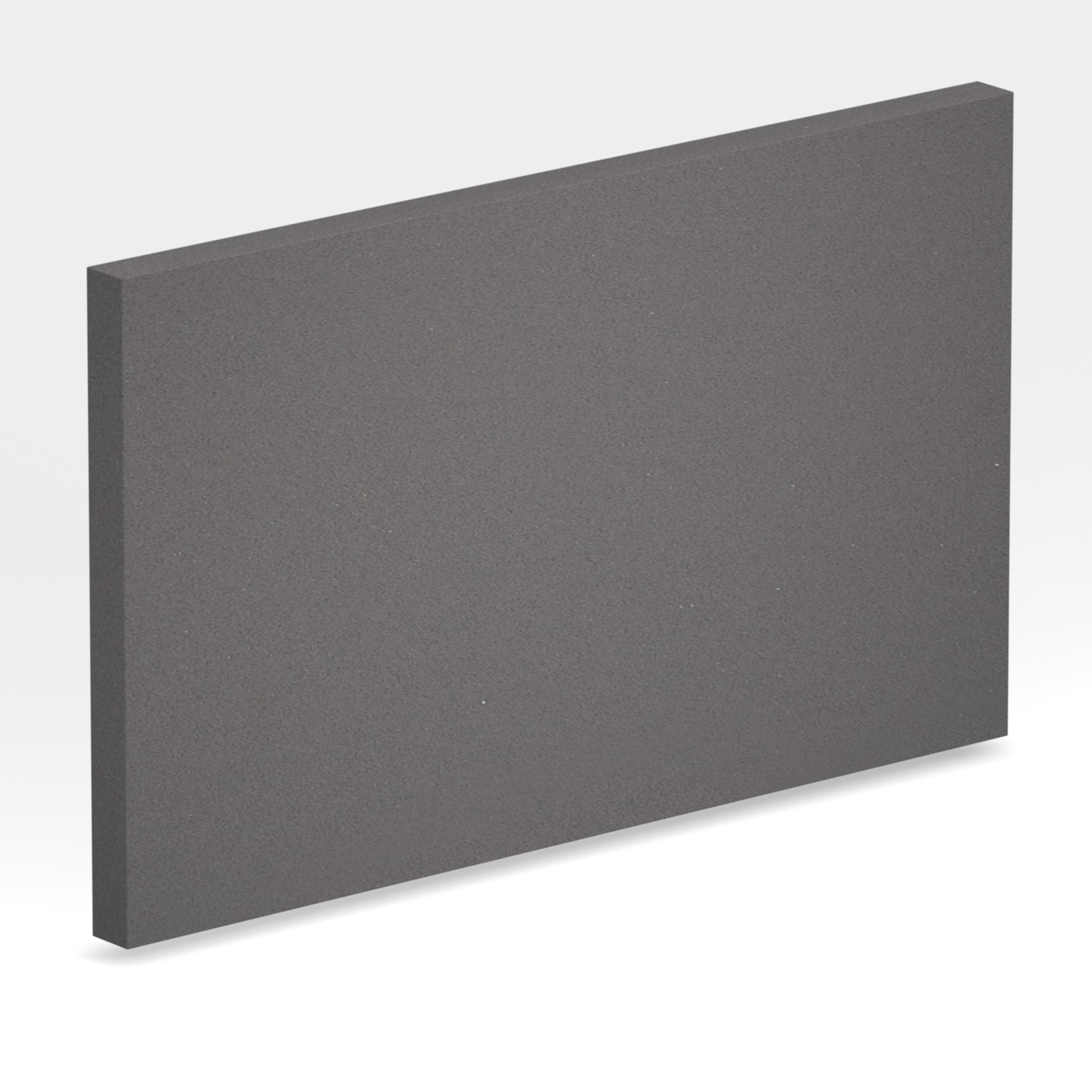 Rendu 3D de la tranche du coloris Smoke Gray en Quartz Compac