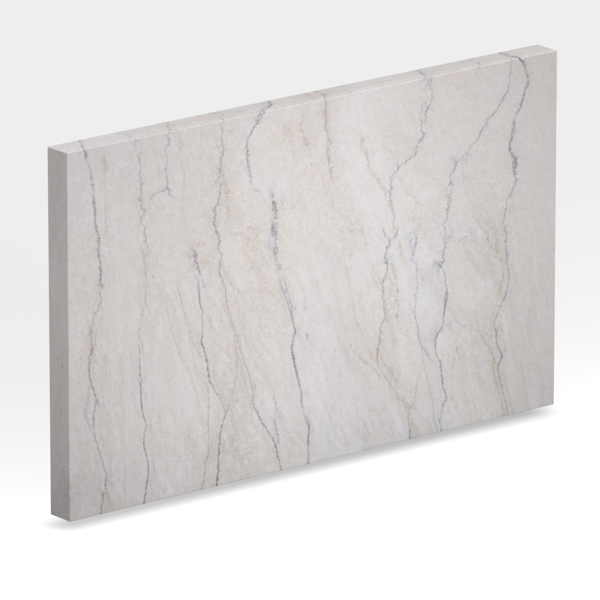 Rendu 3D de la tranche du coloris Alba en Quartz Mstone