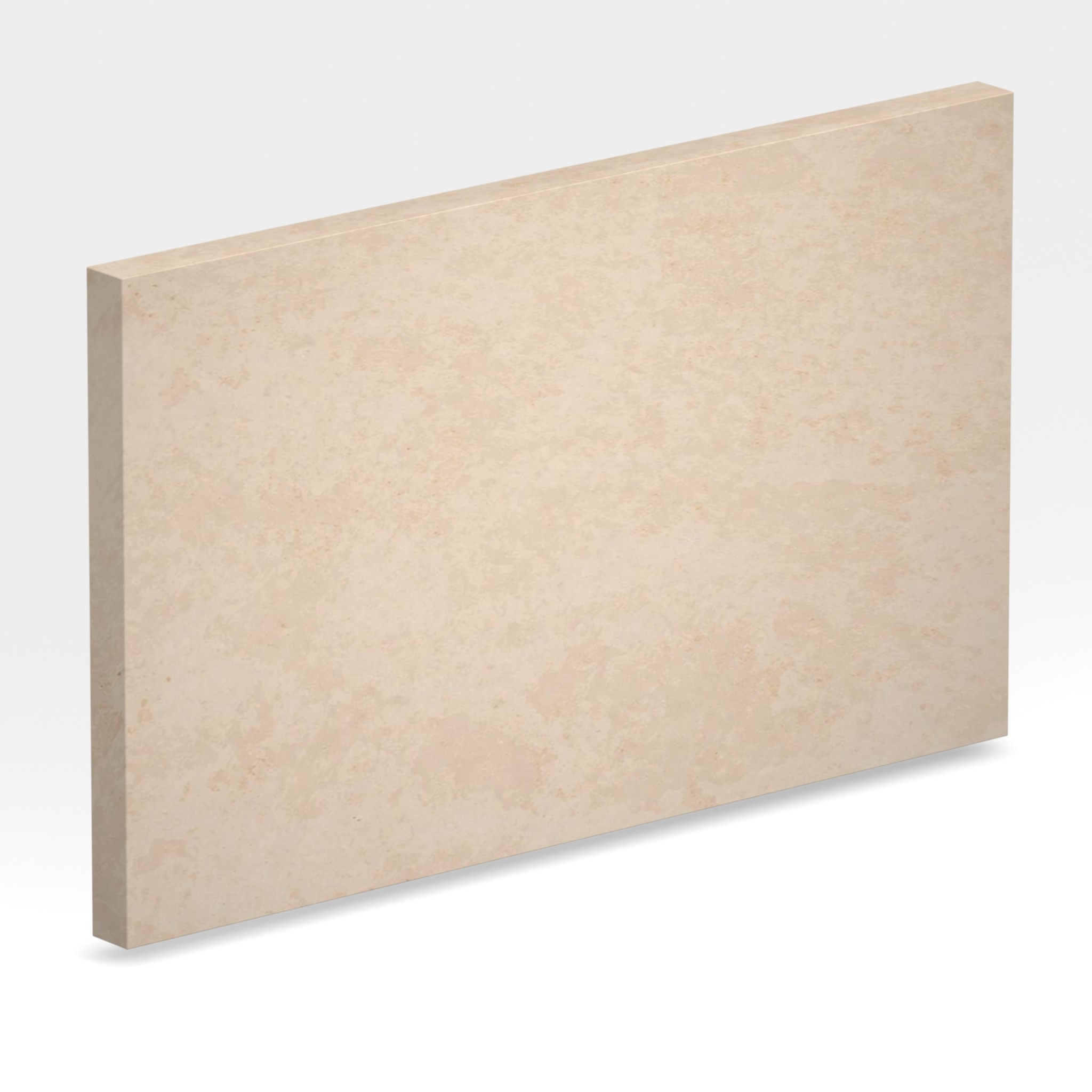 Rendu 3D de la tranche du coloris Calista Beige en Quartz Mstone