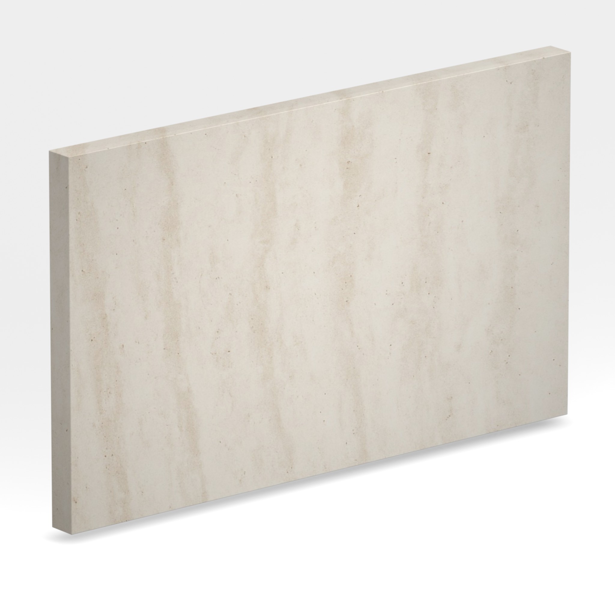 Rendu 3D de la tranche du coloris Travertino en Quartz Mstone