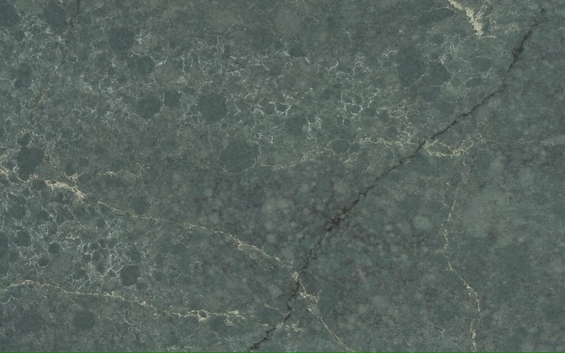 Épaisseur et finition de tranche du coloris Jardin Emerald en Quartz Silestone