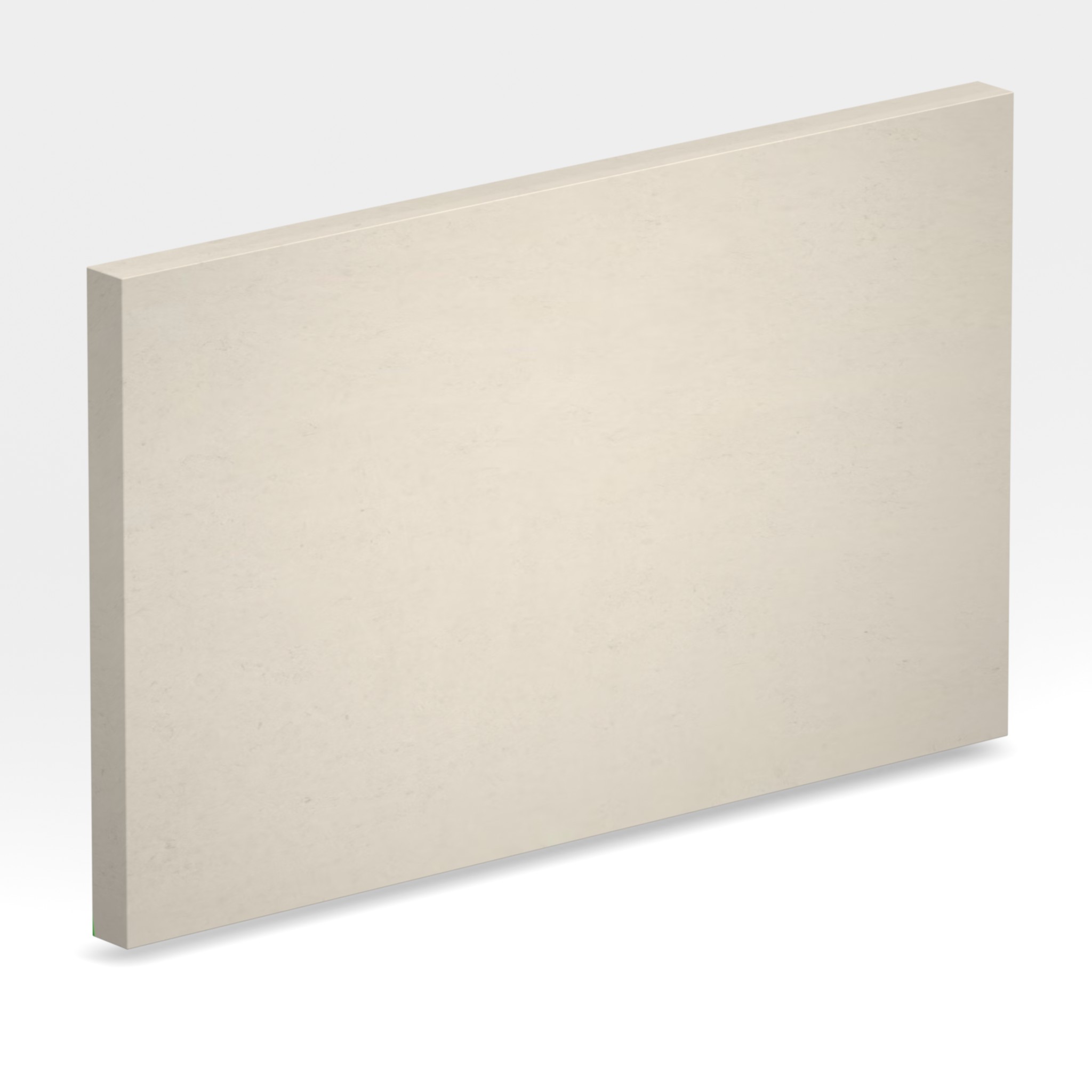 Rendu 3D de la tranche du coloris Linen Cream en Quartz Silestone