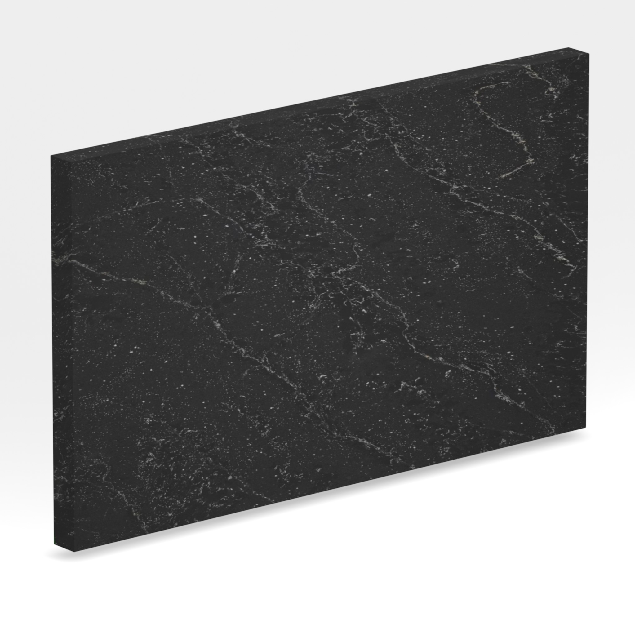 Rendu 3D de la tranche du coloris Romantic Ash en Quartz Silestone