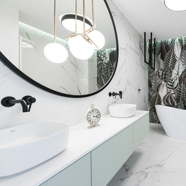 Réalisation n°10 du plan de travail Blanco Zeus en Quartz Silestone