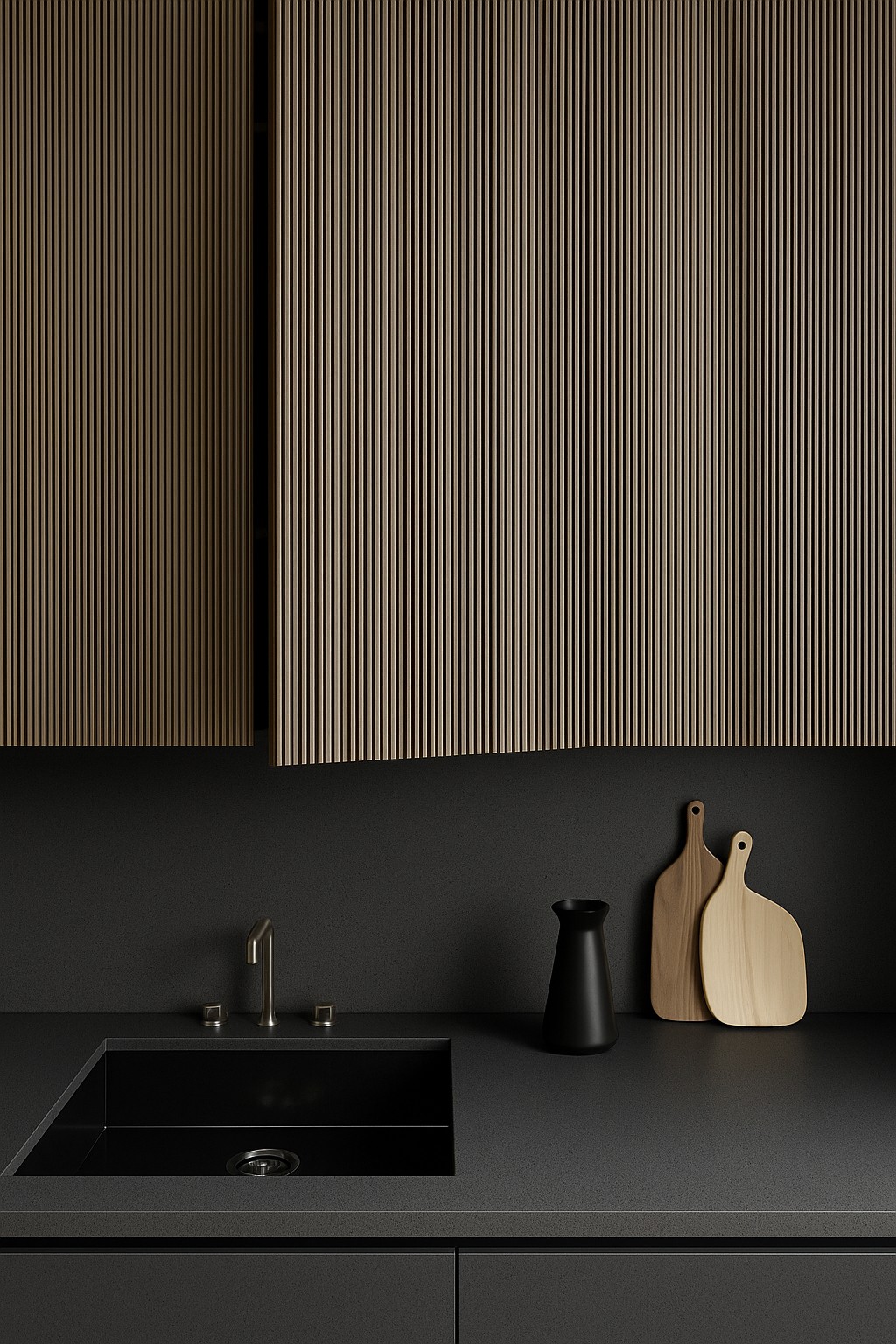 Réalisation n°1 du plan de travail Marengo en Quartz Silestone