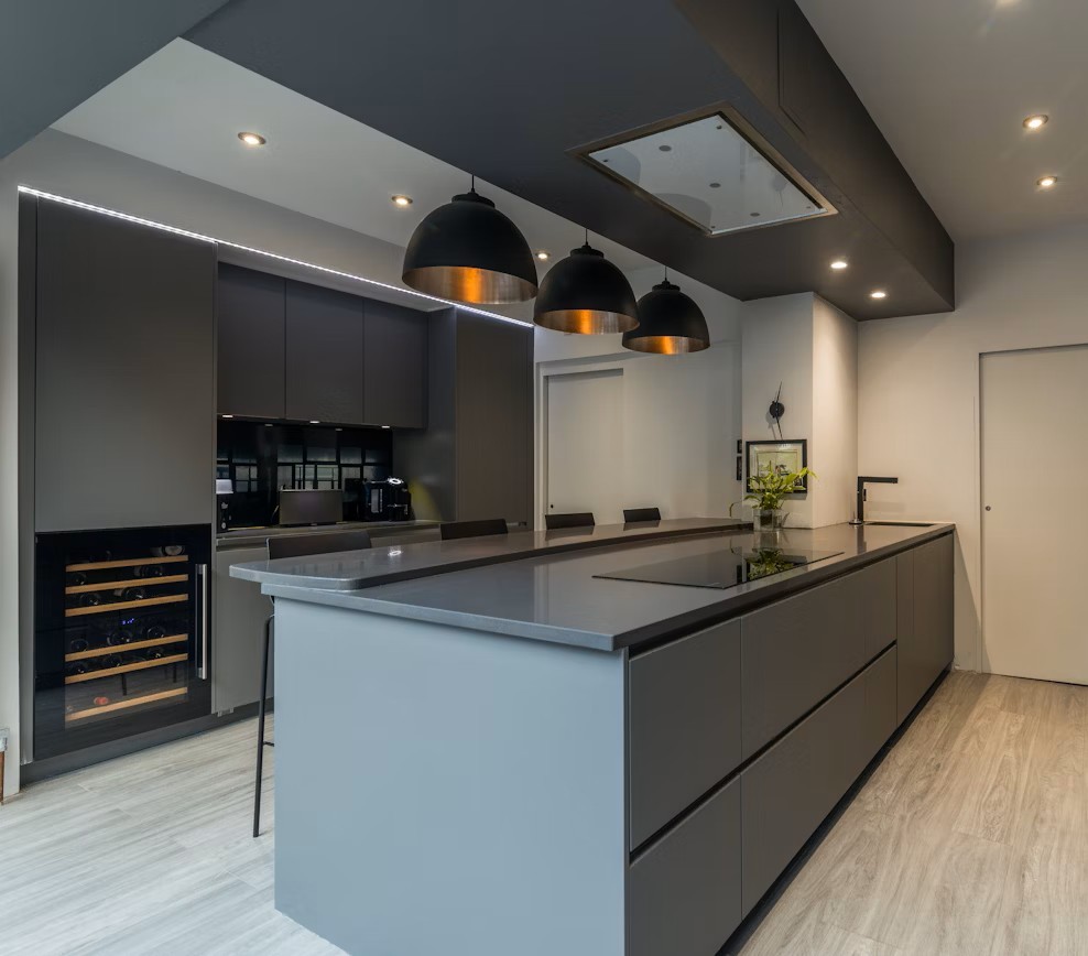Réalisation n°3 du plan de travail Marengo en Quartz Silestone